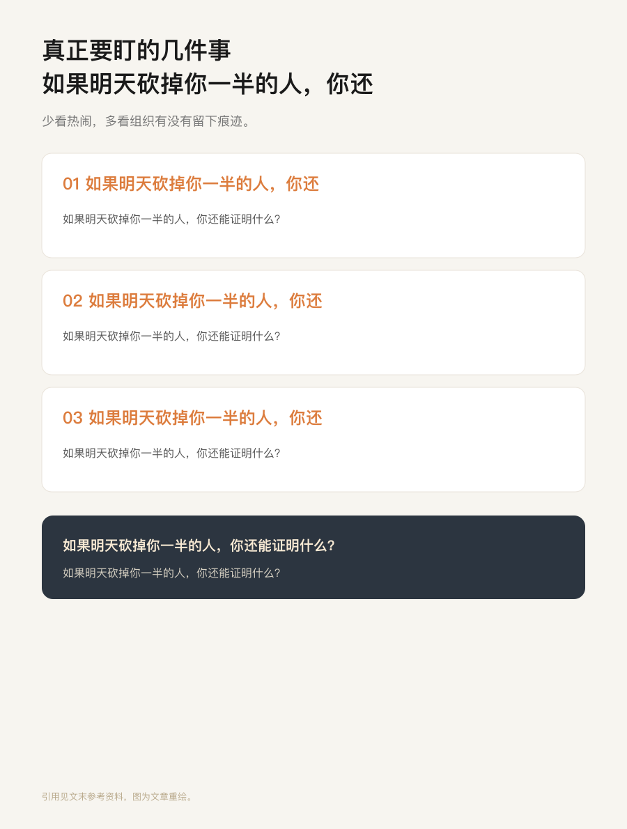 要盯的事